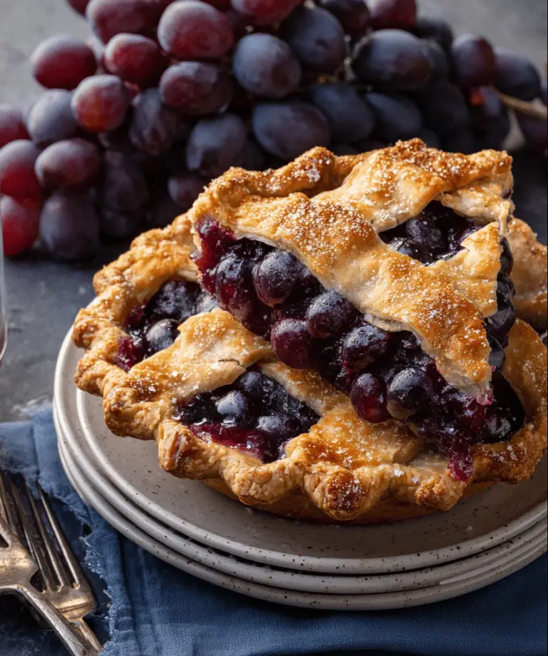 Concord Grape Pie