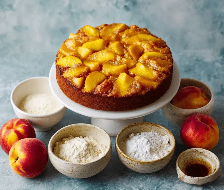 Peach Ricotta Cake