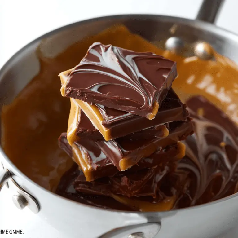 5-Ingredient Kettle Chip Caramel Chocolate Fudge