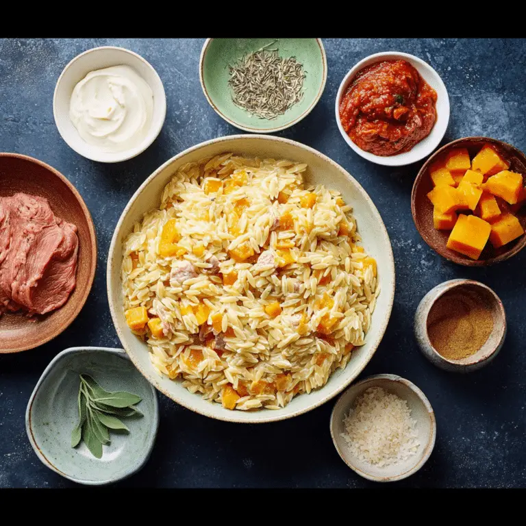 Butternut Squash Orzo