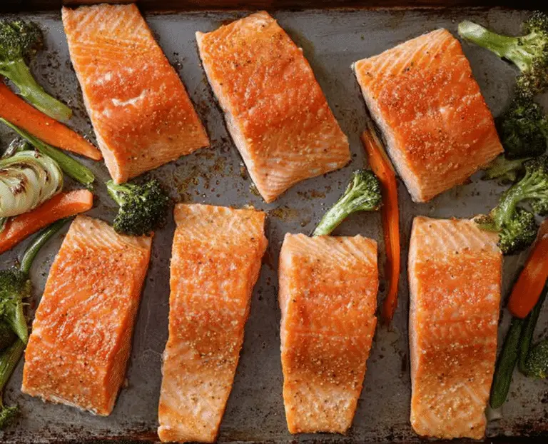Sheet Pan Salmon and Veggies