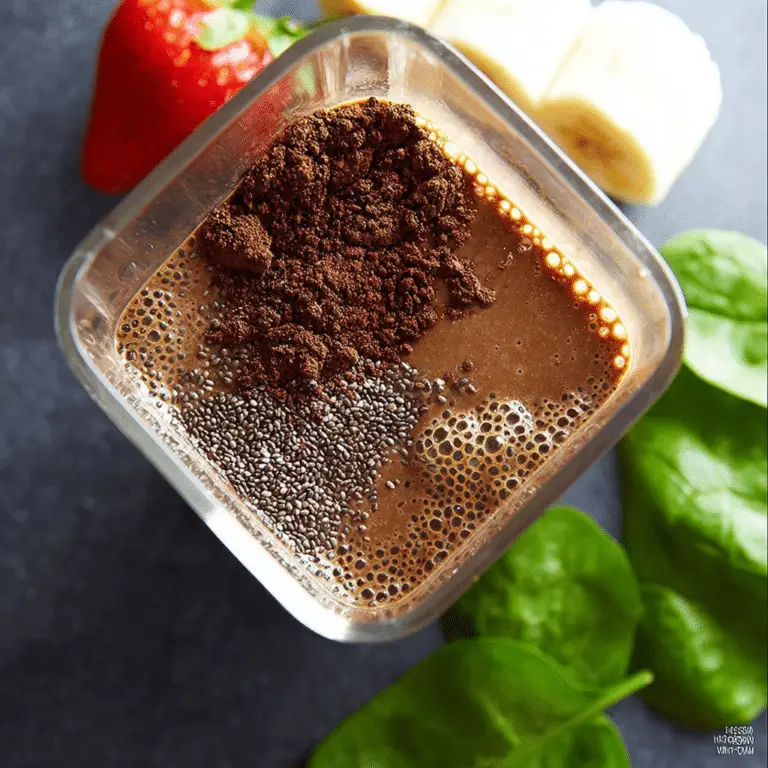 Chocolate Chia Smoothie