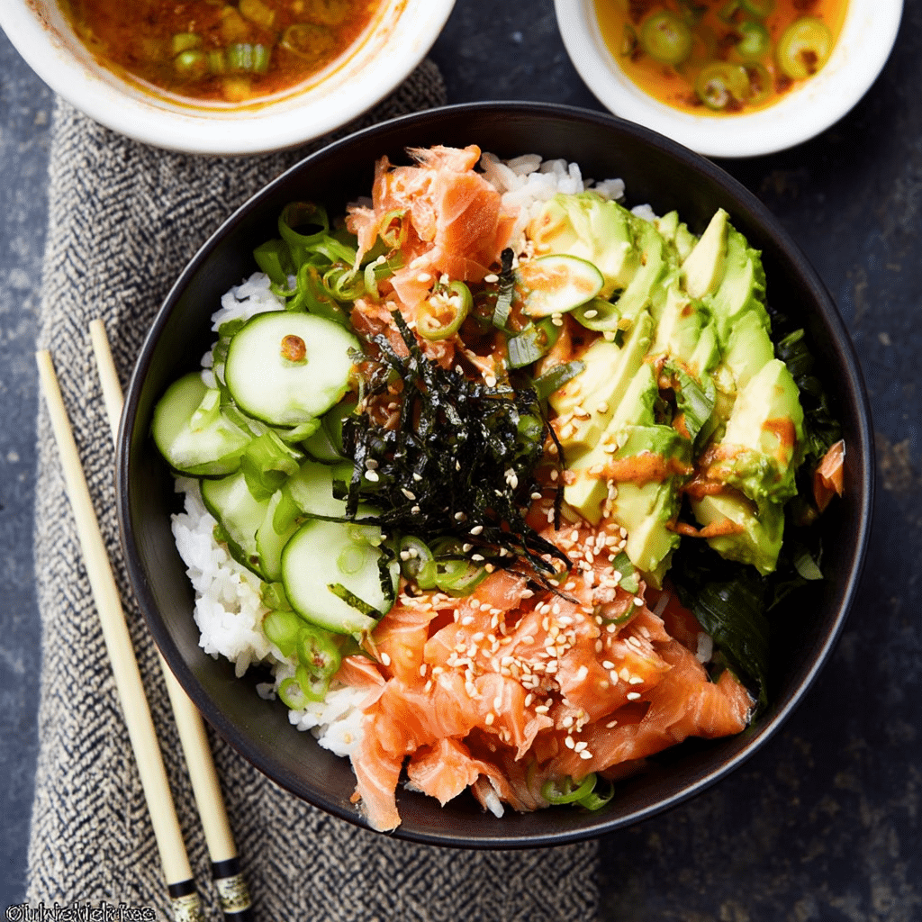 Salmon Sushi Bowls