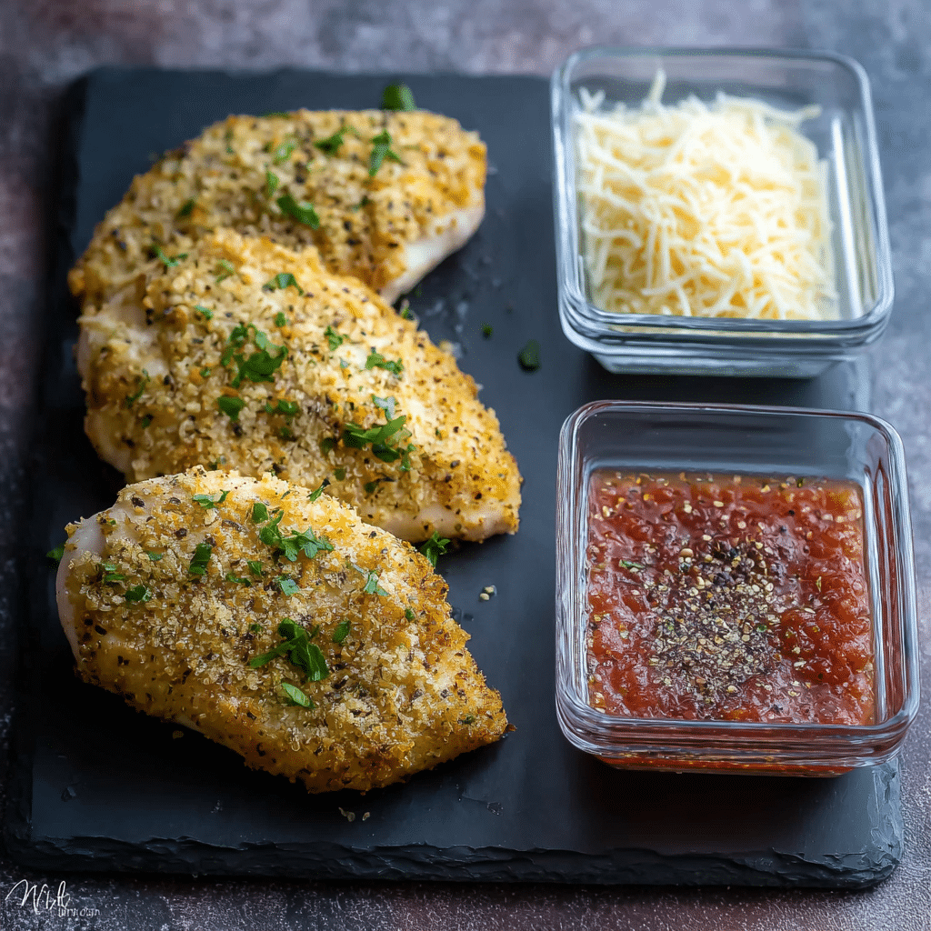 Oven Baked Chicken Parmesan