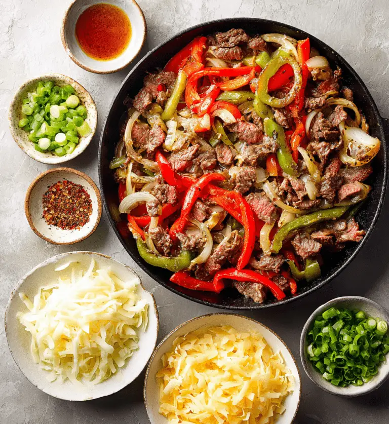 Zesty Philly Cheesesteak Skillet recepe