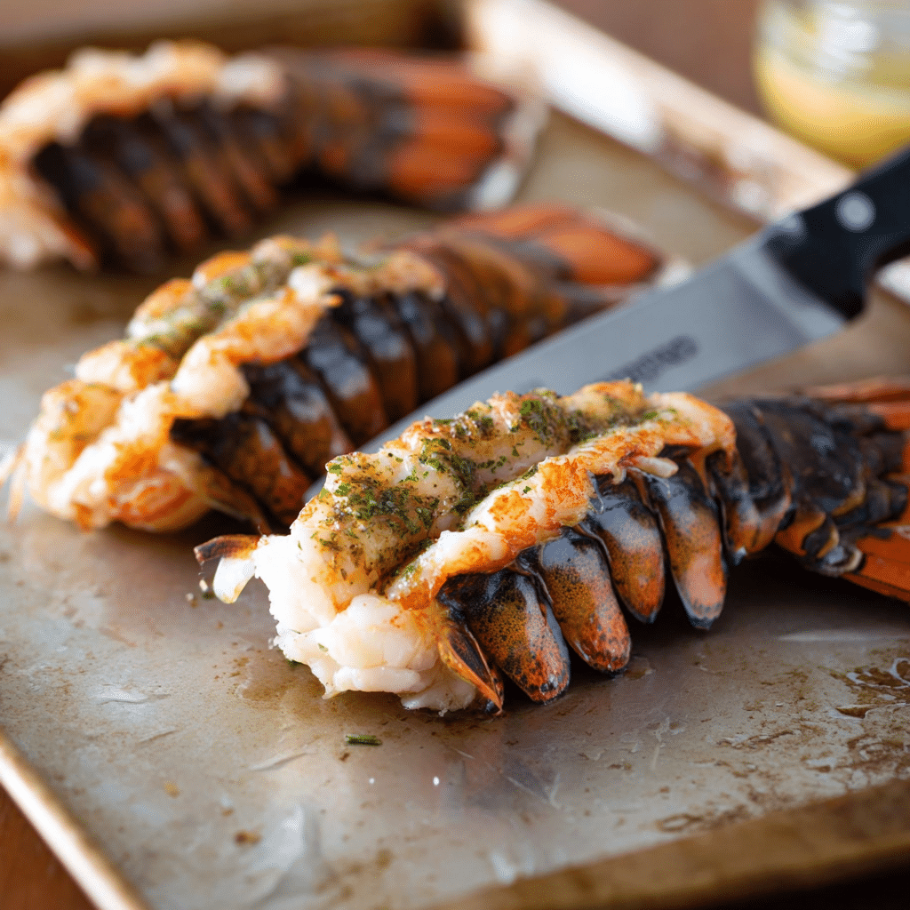 Easy Broiled Lobster Tails