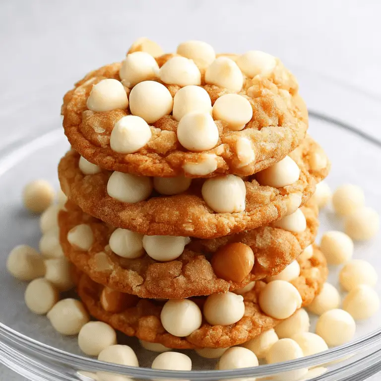 Caramel White Chocolate Cookies