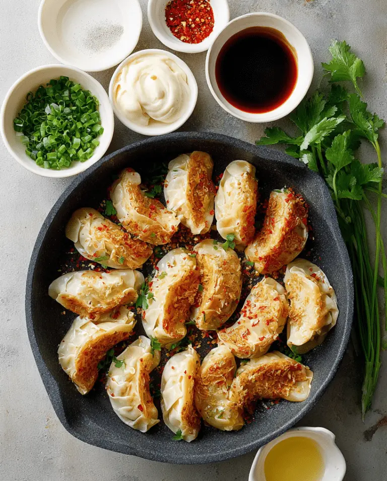 Easy One Pan Baked Dumplings