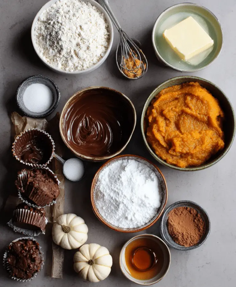 Nutella Cheesecake Pumpkin Muffins
