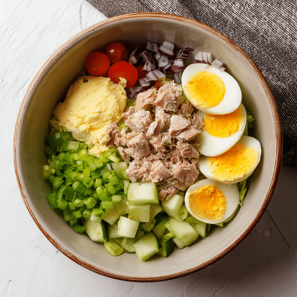 Tuna Salad with Egg