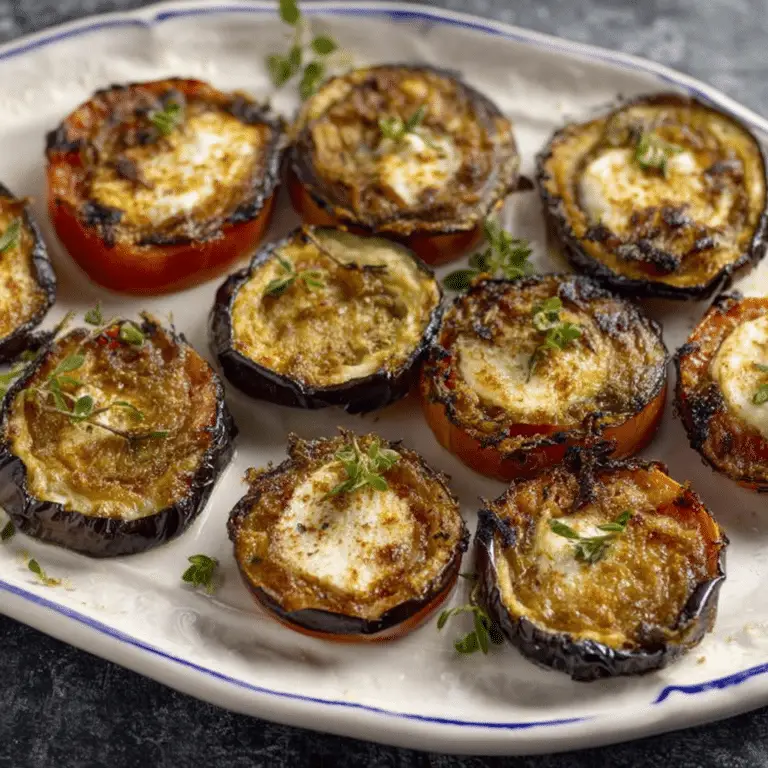 Eggplant Appetizer with Tomato