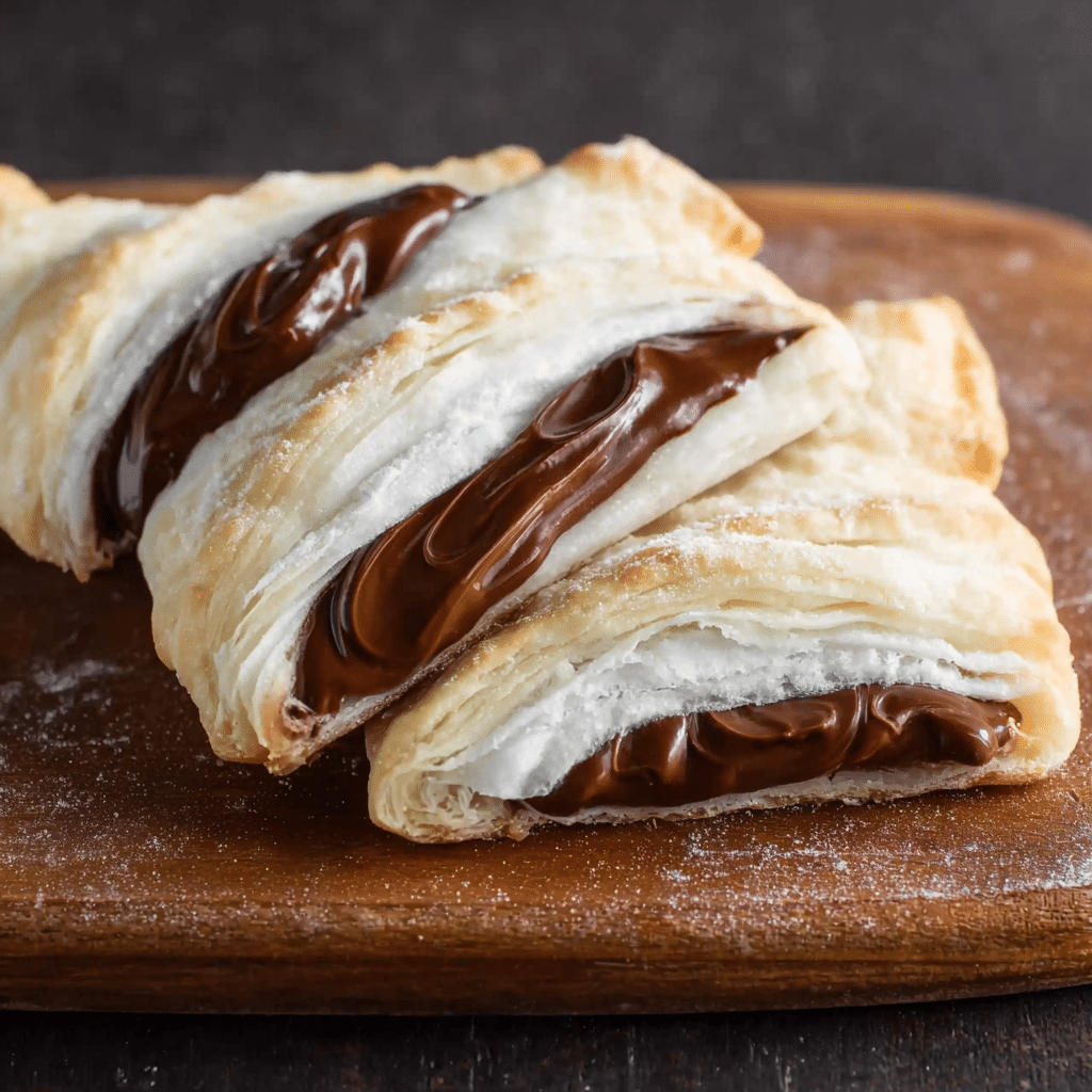 Puff Pastry Nutella Twists