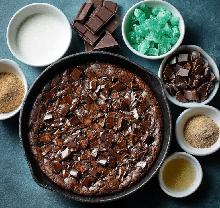 Andes Mint Skillet Cookie