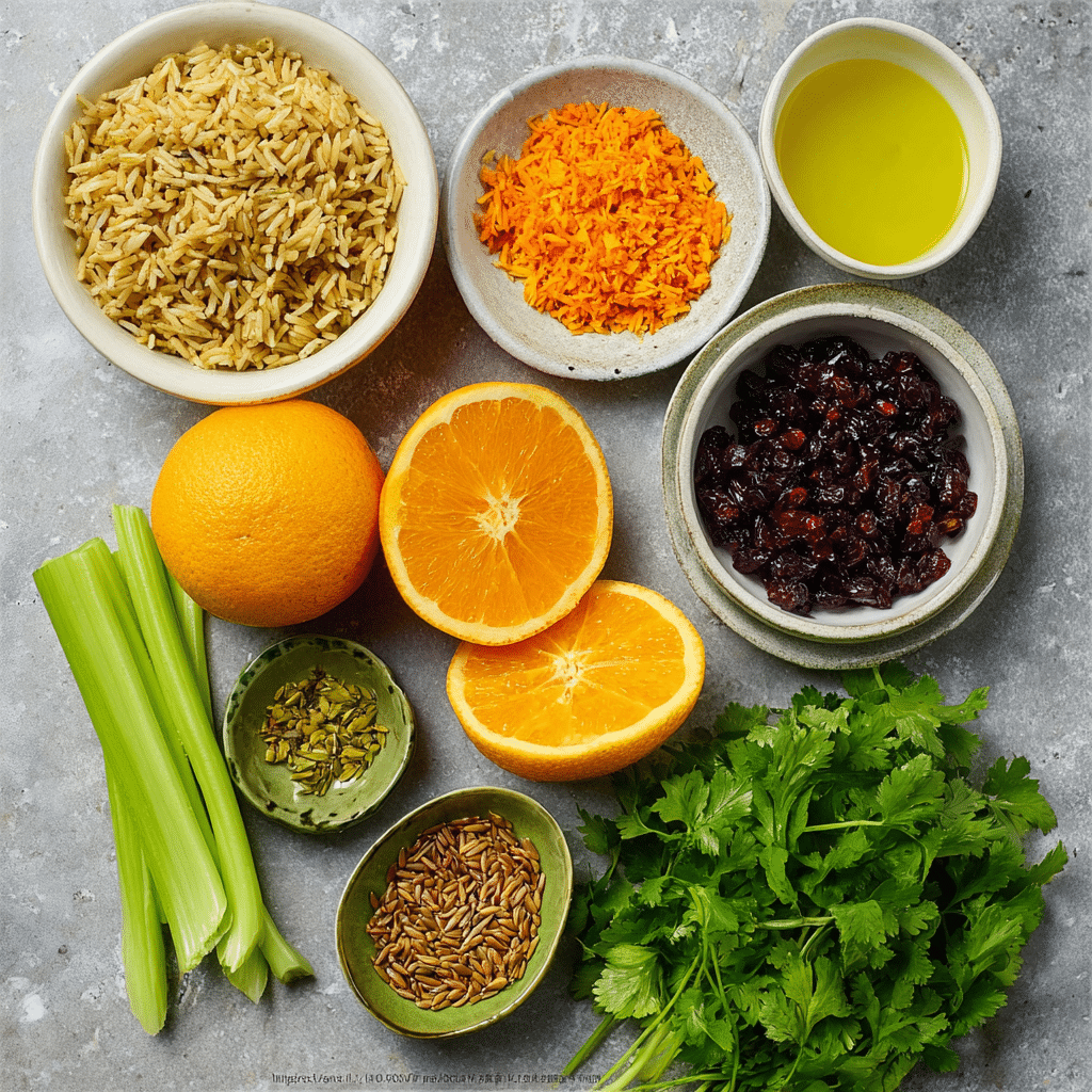 Curried Rice Salad with Orange