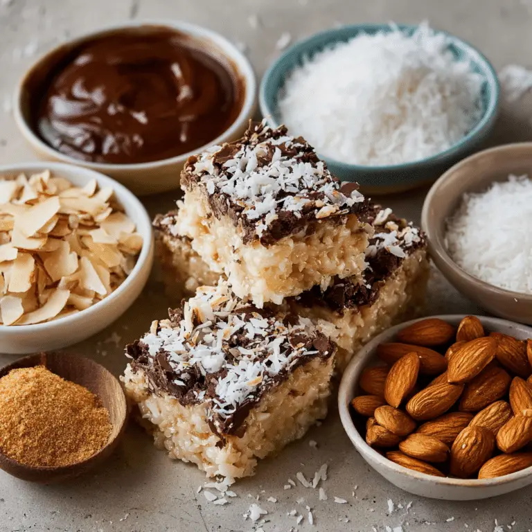 No Bake Almond Joy Bars