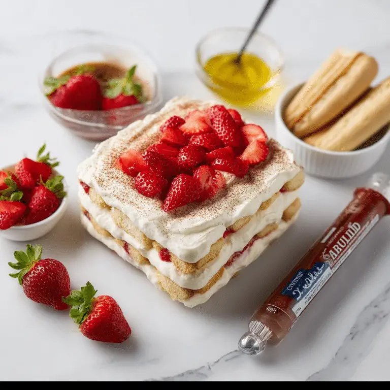 No-Bake Strawberry Tiramisu