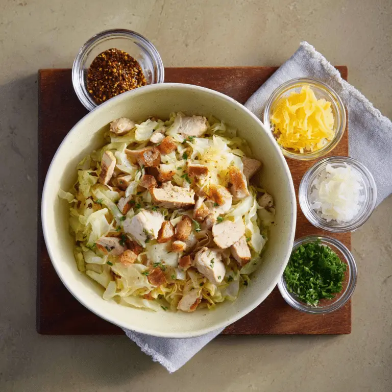 Braised Cabbage with Chicken