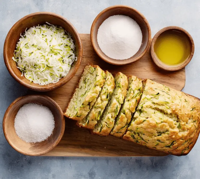 Coconut Lime Zucchini Loaf
