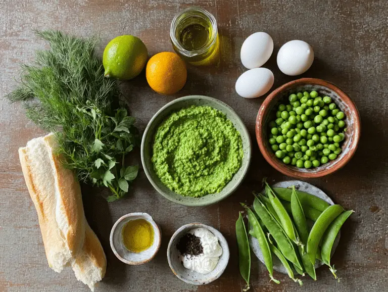 Herby Spring Pea Dip