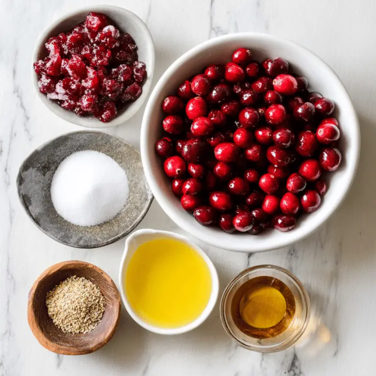 Classic Homemade Cranberry Sauce