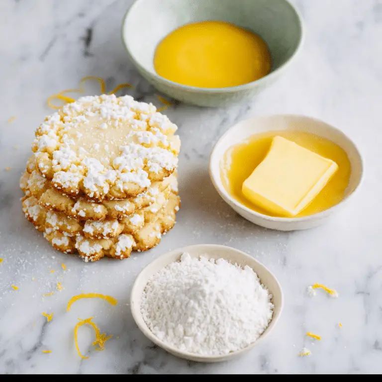 Luscious Lemon Curd Cookies