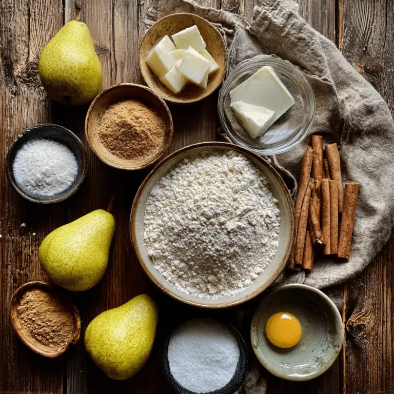Spiced Vegan Pear Cake