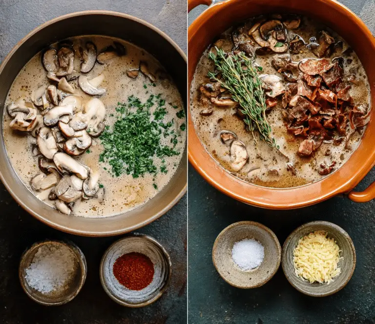 Vegan Cream of Mushroom Soup