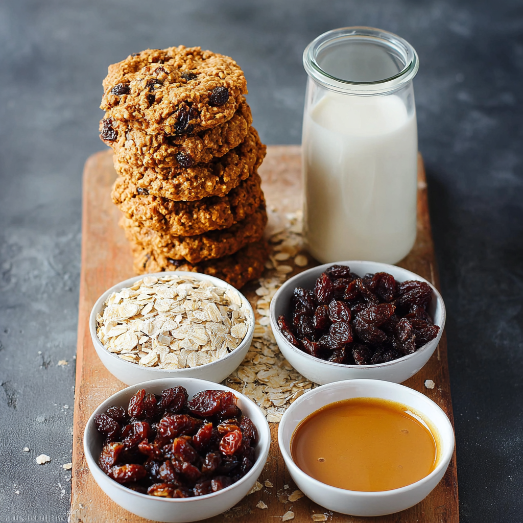 Easy Vegan Oatmeal Raisin Cookies