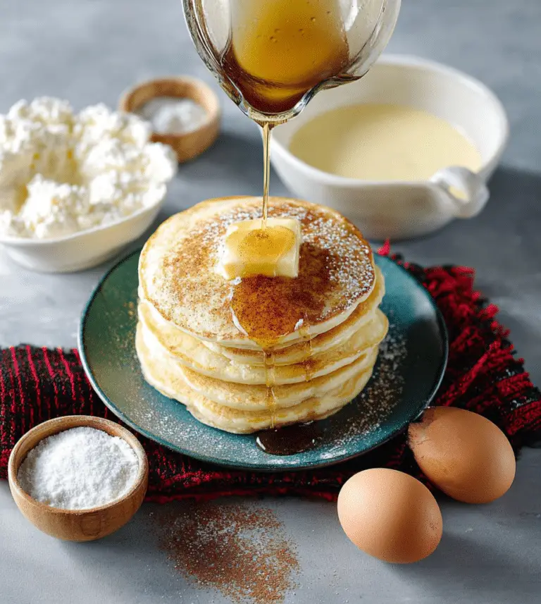 Eggnog Pancakes