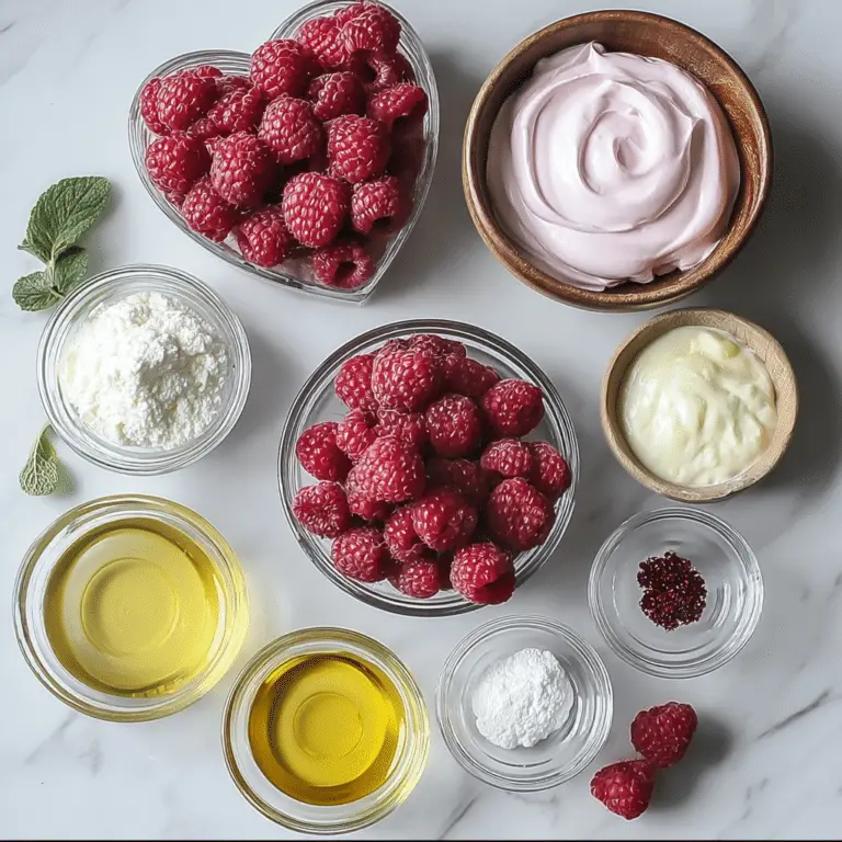 Heart-Shaped Raspberry Mousse