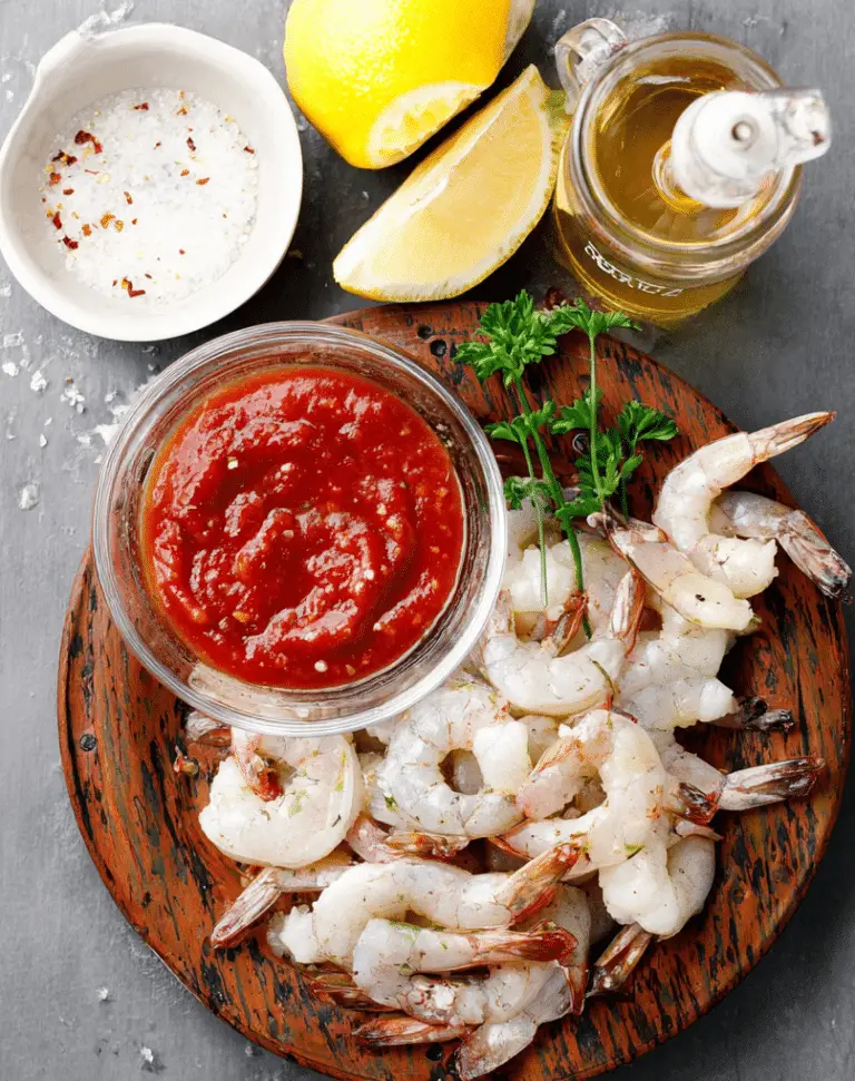 The Roasted Shrimp with Homemade Cocktail Sauce