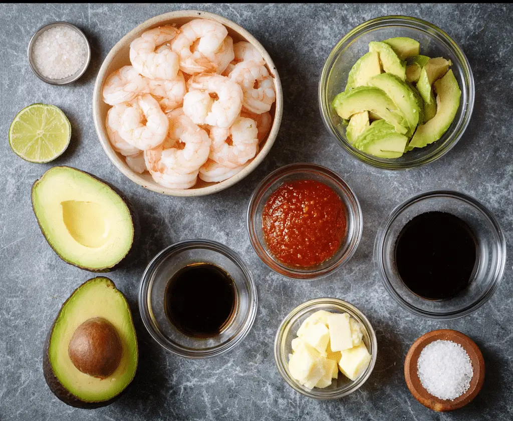 The Shrimp Cocktail in Avocado Bowls