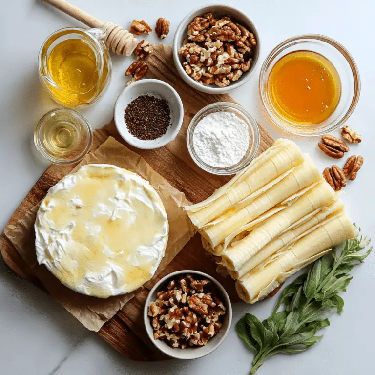 Hot Honey Goat Cheese Tart