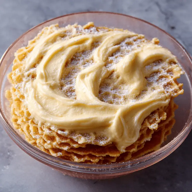 Cream Filled Pizzelles (Trubochki)