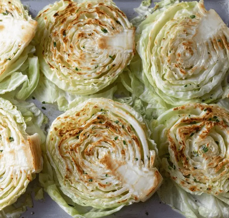 Crispy Roasted Cabbage Steaks
