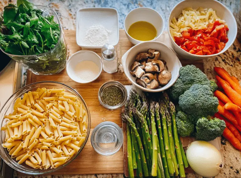 Roasted Vegetable Pasta Primavera