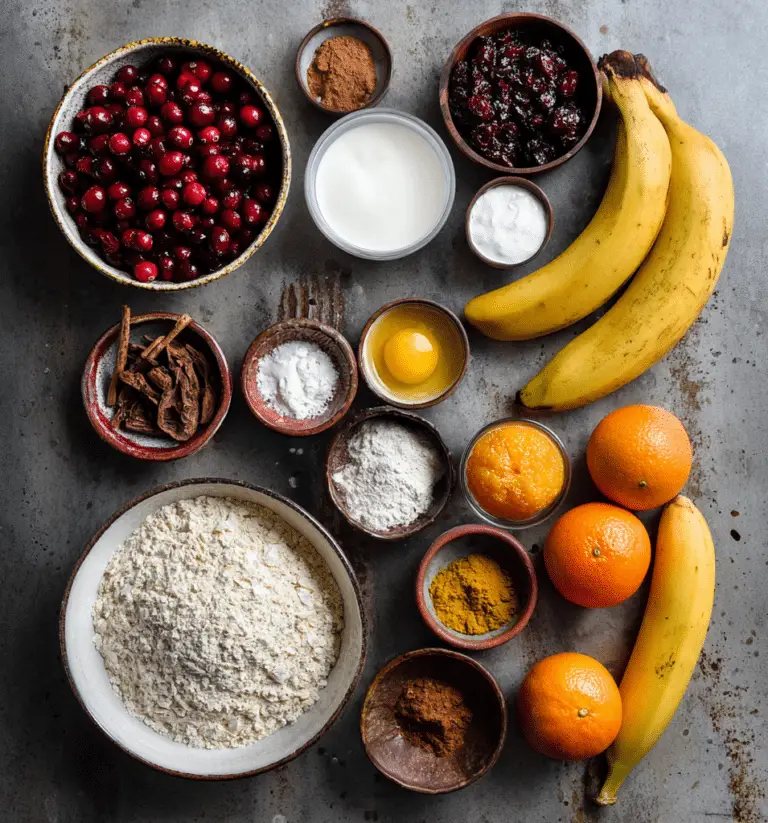 Cranberry Orange Banana Bread