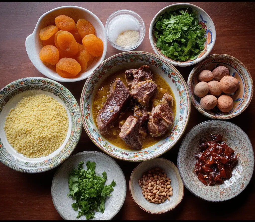 Slow Cooker Moroccan Lamb with Apricots