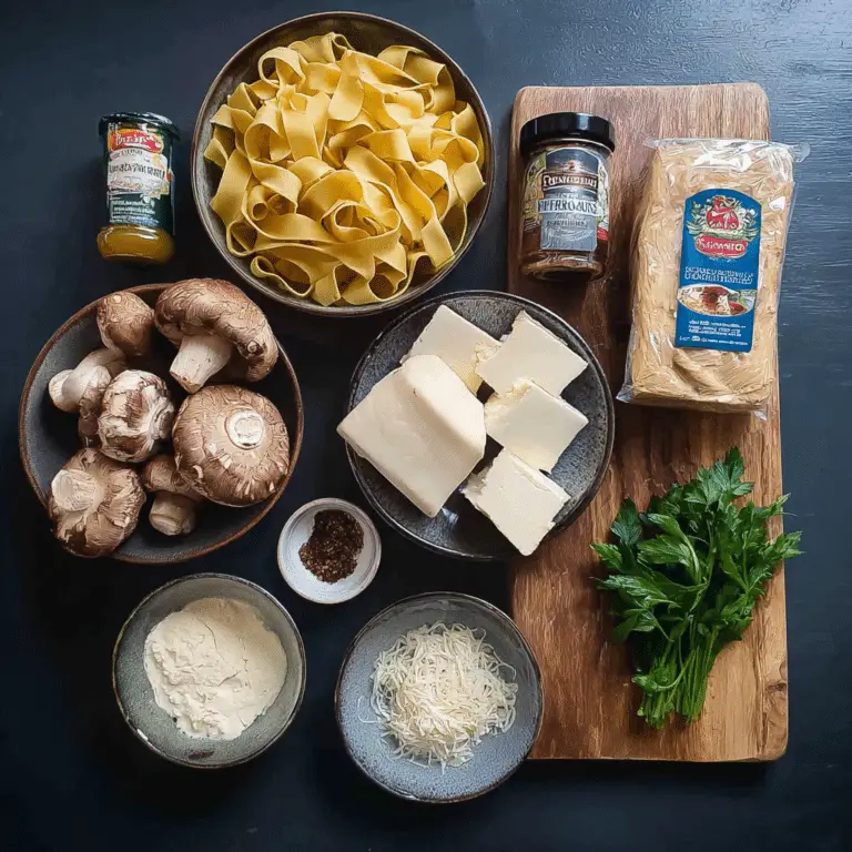 Mushroom Ragù Pappardelle