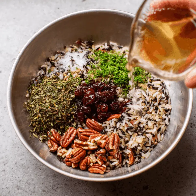Wild Rice Pilaf with Cranberries and Pecans