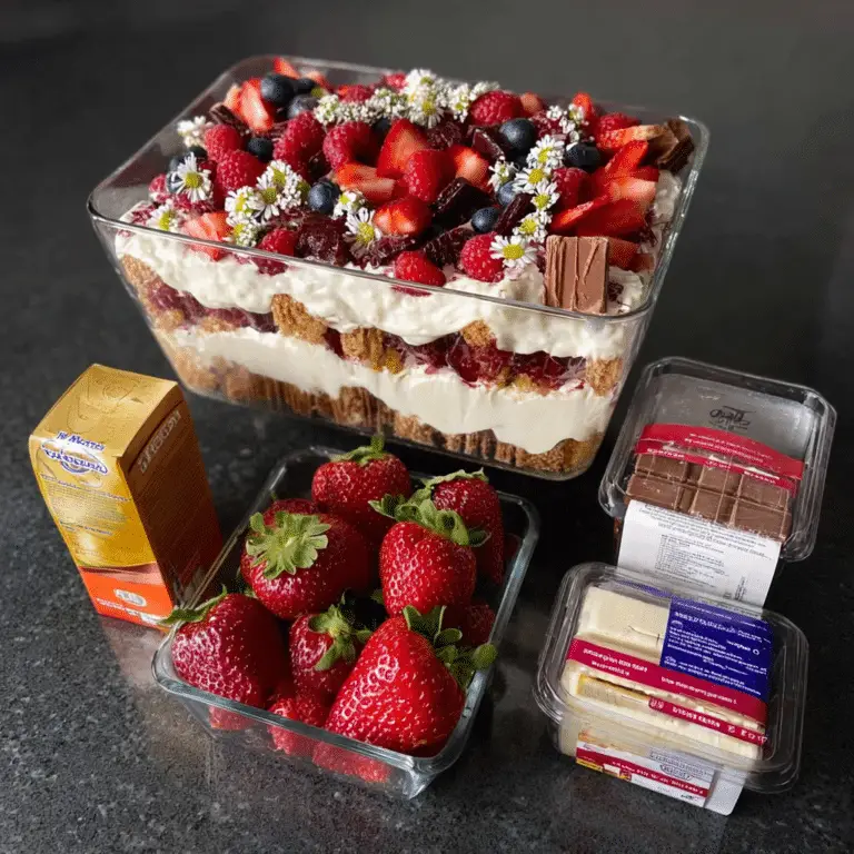 Delicious Trifle in a Tray