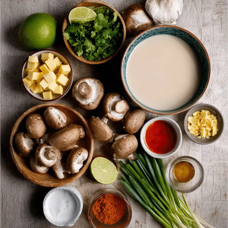 Vegan Tom Kha Soup