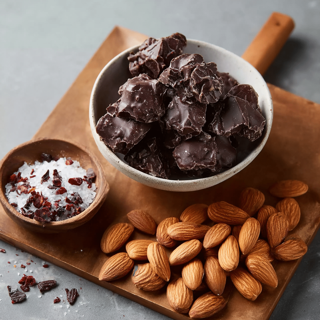 Dark Chocolate Almond Clusters
