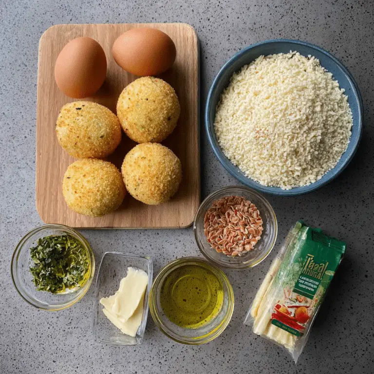 Arancini Filled with Mozzarella