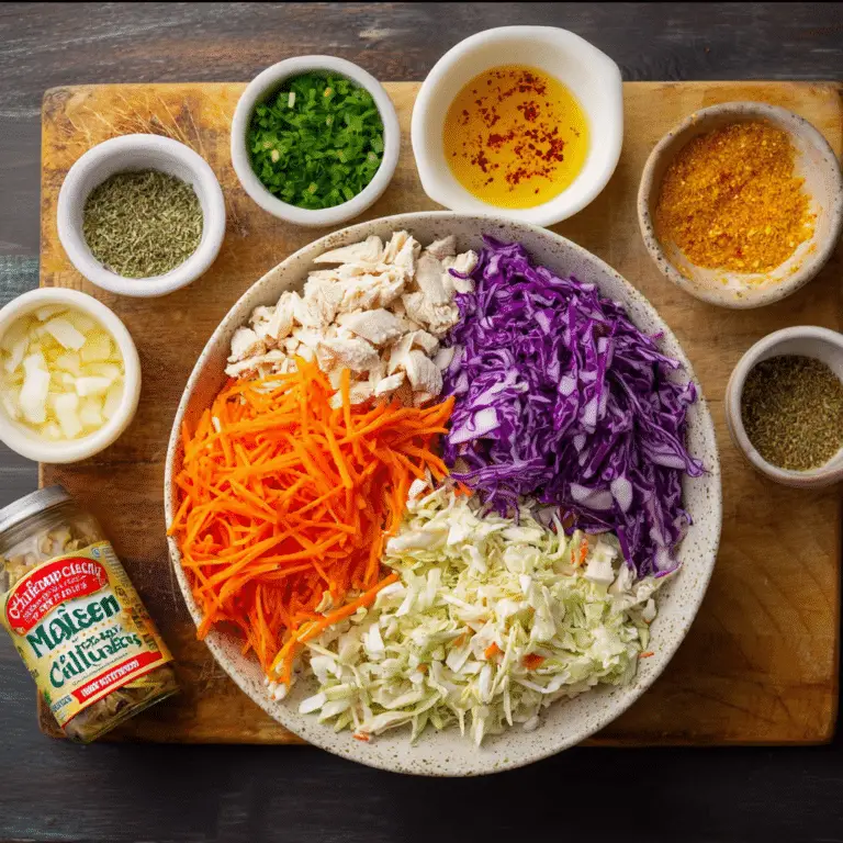 Chinese Chicken Coleslaw