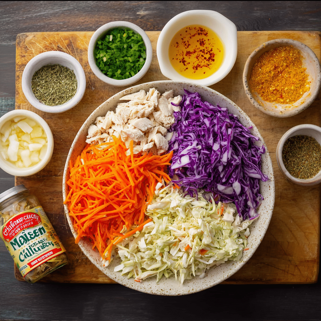 Chinese Chicken Coleslaw