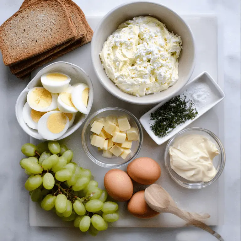 Cottage Egg Salad Spread with Grapes
