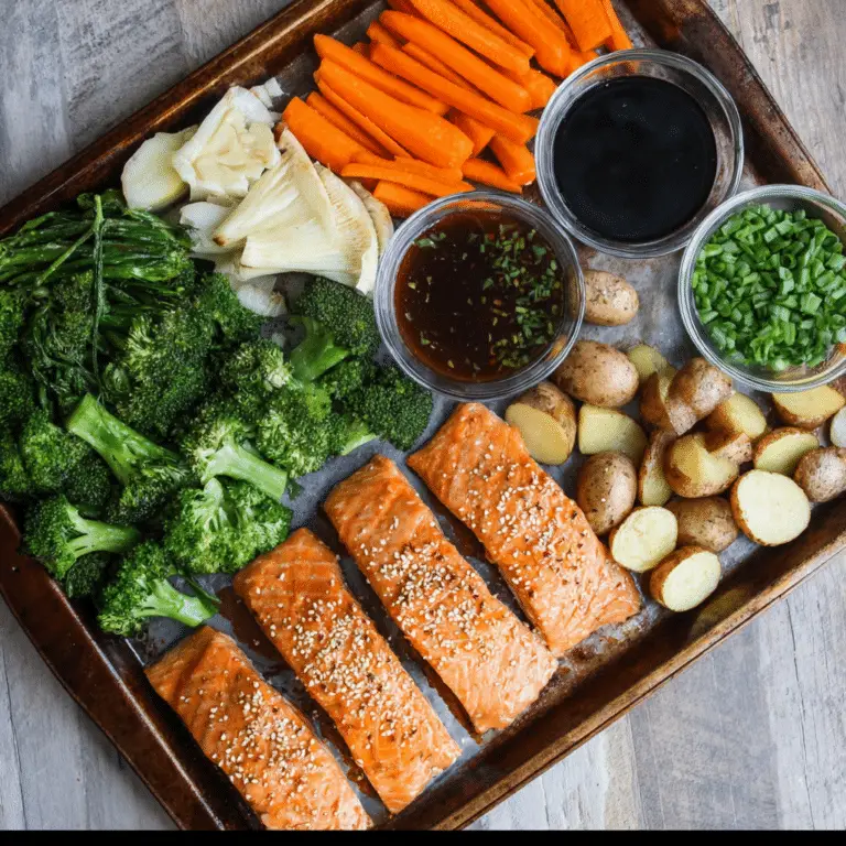 The Asian Salmon Sheet Pan Dinner