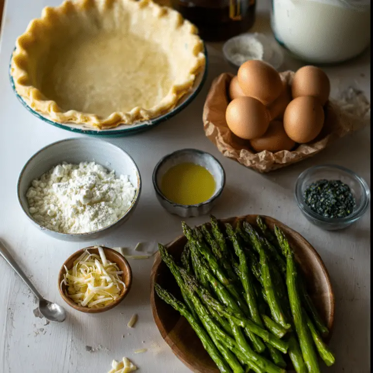 Roasted Asparagus Pie