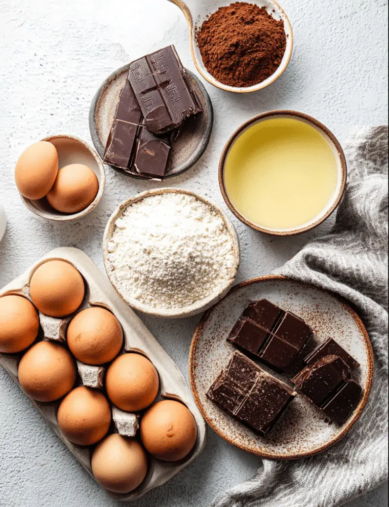 3-Ingredient Flourless Chocolate Cake